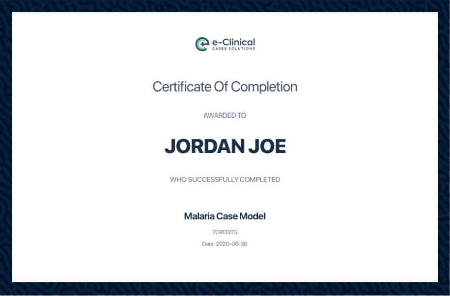 ECCS certificate preview
